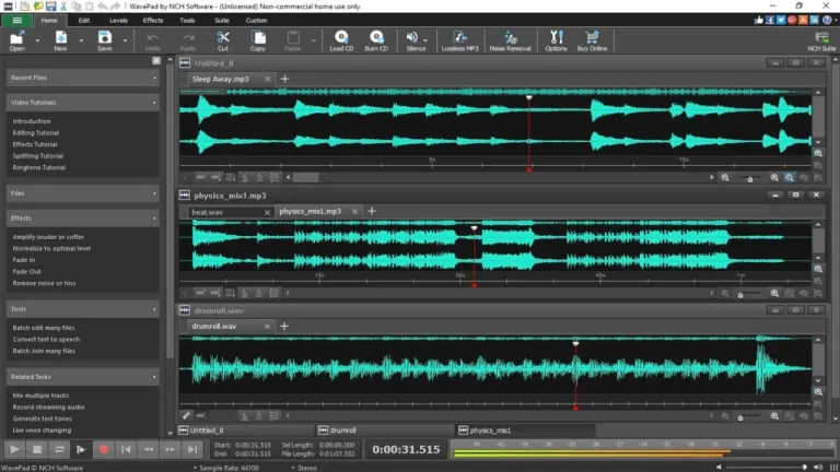 WavePad Sound Editor 16.84 Crack + Keygen Free Download 2022