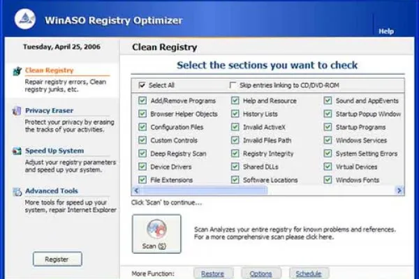 WinAso Registry Optimizer 5.7.0 Crack + License Key Free Download 2022